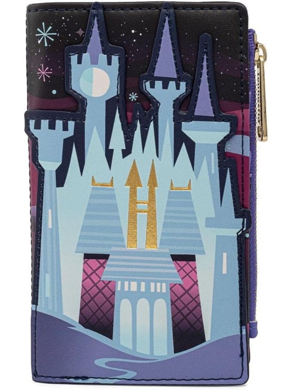 Cinderella Castle Series Flap Wallet | Disney-Inspired Lounge Accessory
